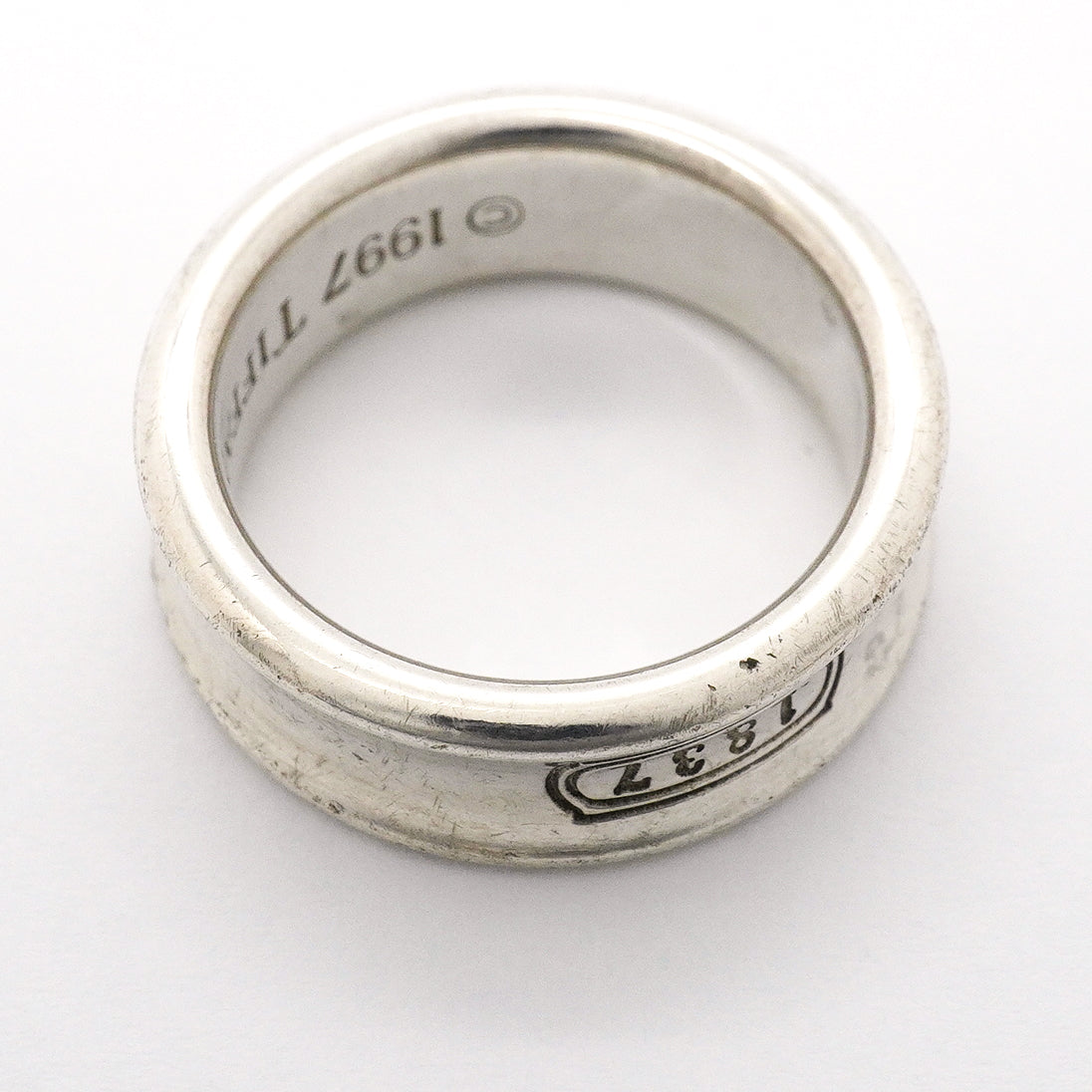 【6jgb0832-k】ティファニー リング ナロー シルバー925 11号【中古】レディース