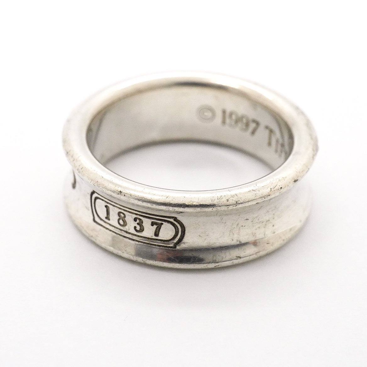 【6jgb0832-k】ティファニー リング ナロー シルバー925 11号【中古】レディース