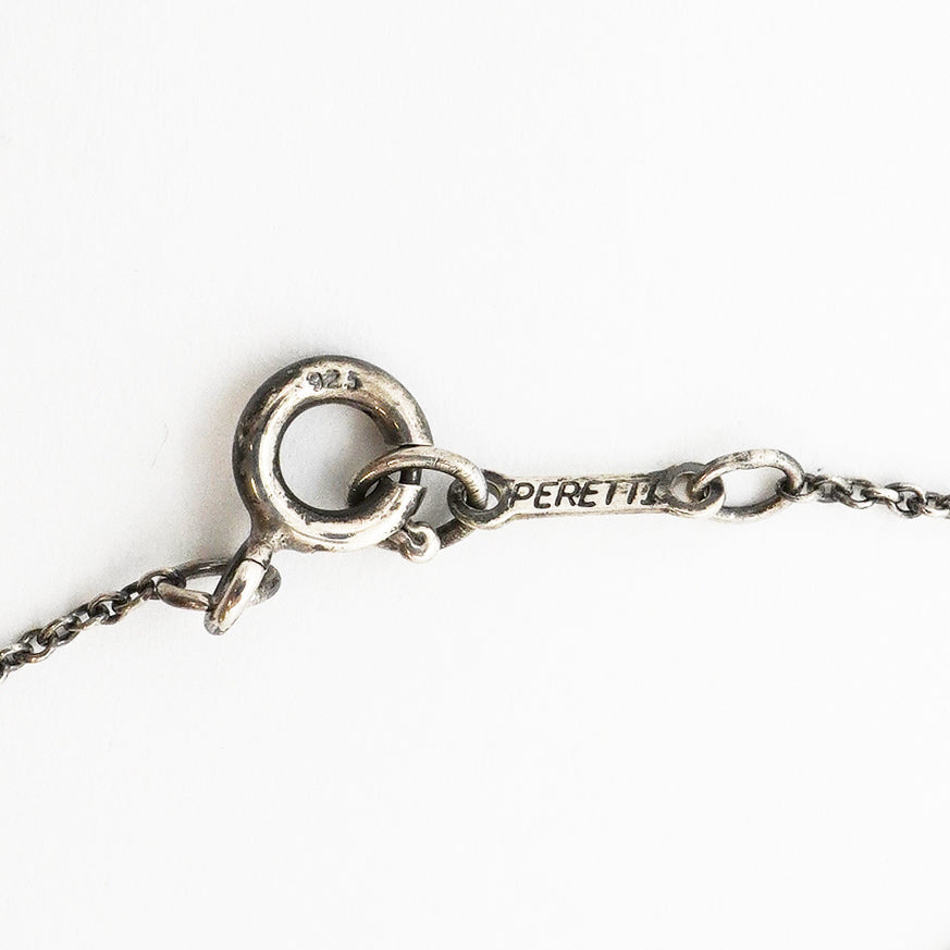 【6jgb0833-k】ティファニー ネックレス スモールクロス シルバー925【中古】レディース