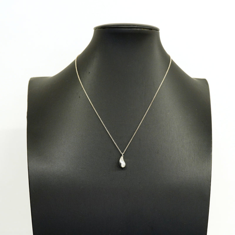 【6jgb0834-k】ティファニー ネックレス ティアドロップ シルバー925【中古】レディース