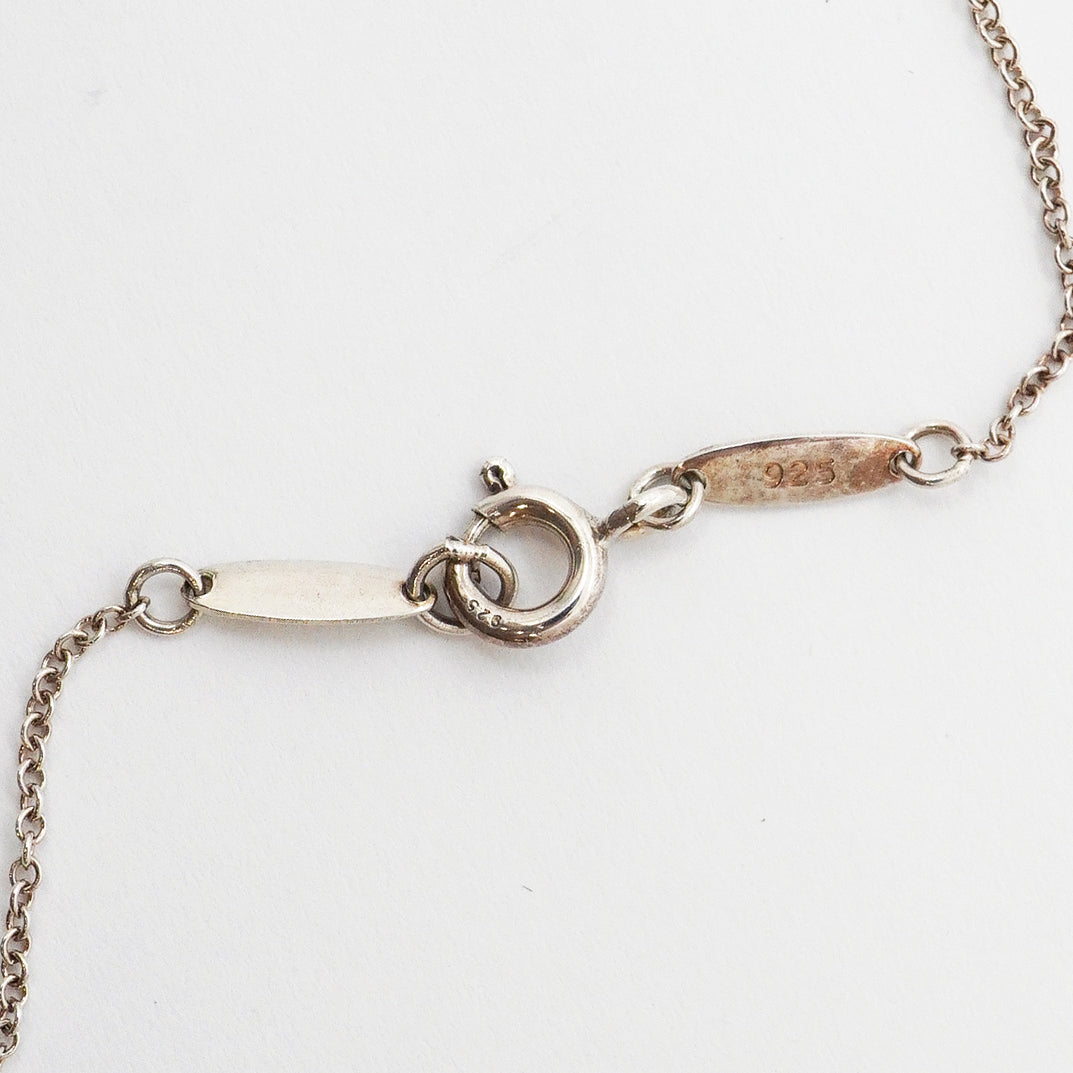 【6jgb0834-k】ティファニー ネックレス ティアドロップ シルバー925【中古】レディース