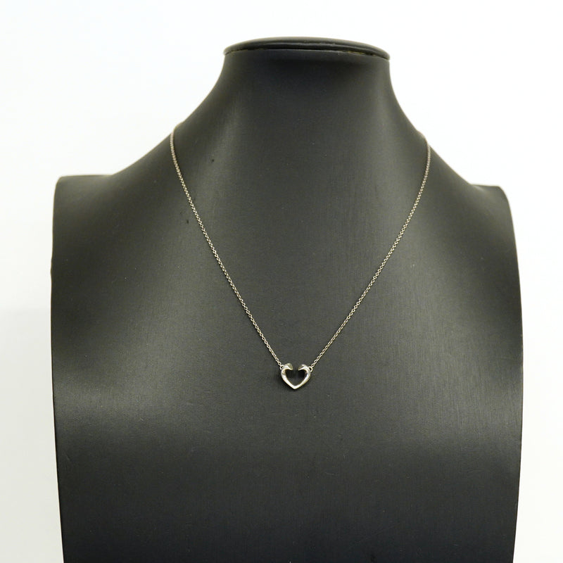 【6jgb0835-k】ティファニー ネックレス テンダネスハート シルバー925【中古】レディース