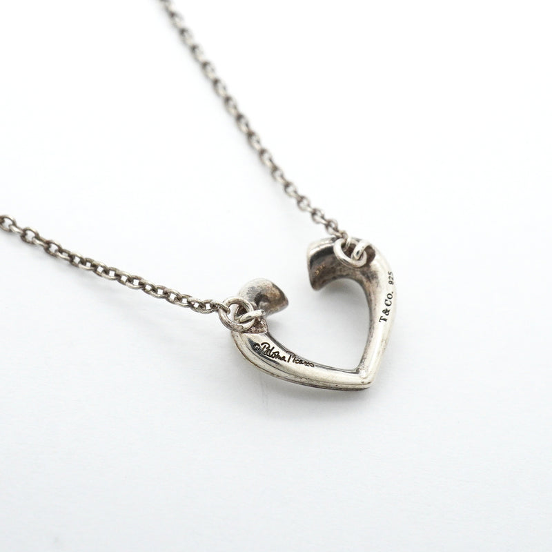 【6jgb0835-k】ティファニー ネックレス テンダネスハート シルバー925【中古】レディース