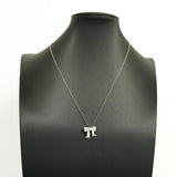 【6jgb0836-k】ティファニー ネックレス リボン シルバー925【中古】レディース