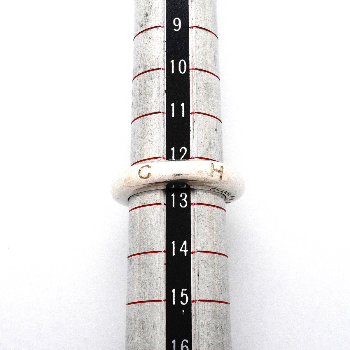 【6jgb0845】シャネル リング シャネルロゴ シルバー925 12.5号【中古】レディース