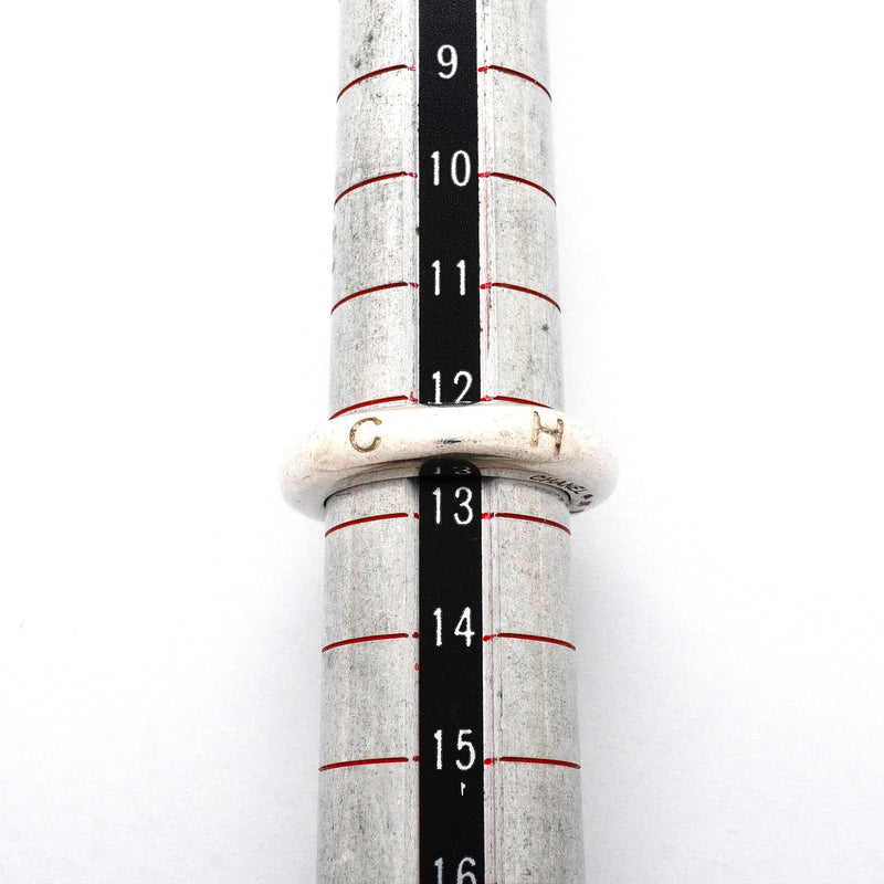 【6jgb0845】シャネル リング シャネルロゴ シルバー925 12.5号【中古】レディース
