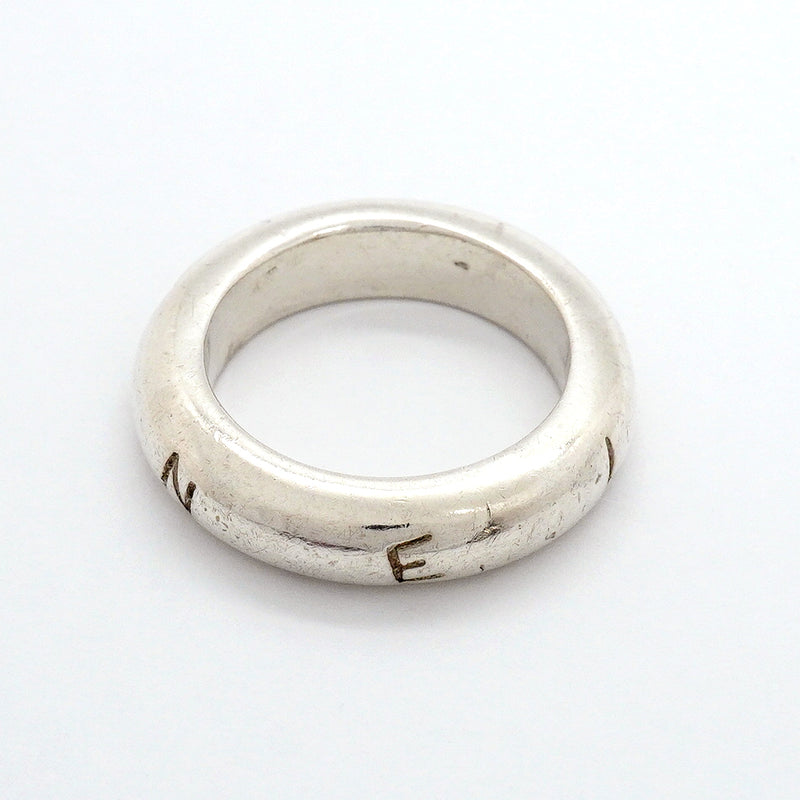 【6jgb0845】シャネル リング シャネルロゴ シルバー925 12.5号【中古】レディース