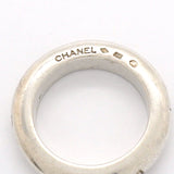【6jgb0845】シャネル リング シャネルロゴ シルバー925 12.5号【中古】レディース