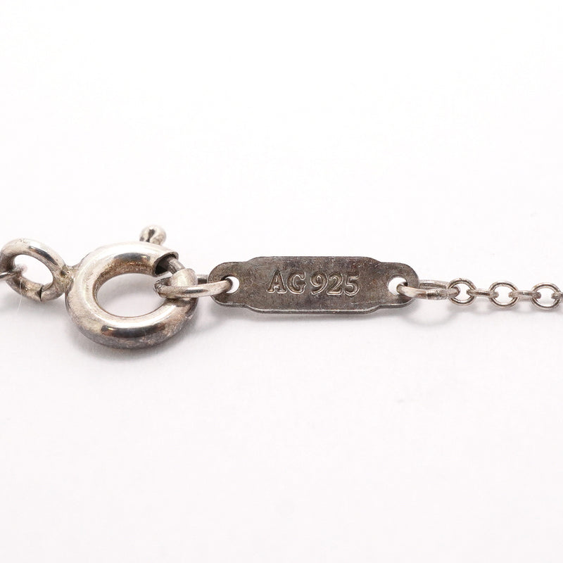 【6jgb0851】ティファニー ネックレス ダブルリターントゥハート シルバー925 ブルー【中古】レディース