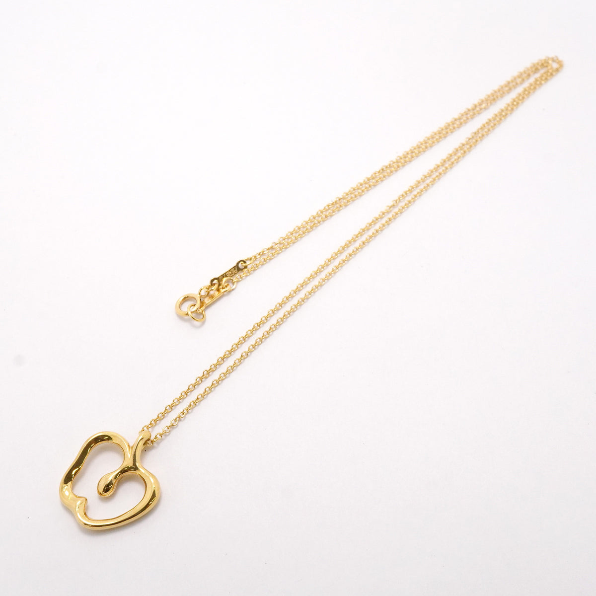 【6jgb0853】ティファニー ネックレス アップル K18YG イエローゴールド【中古】レディース