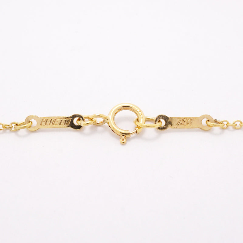 【6jgb0853】ティファニー ネックレス アップル K18YG イエローゴールド【中古】レディース
