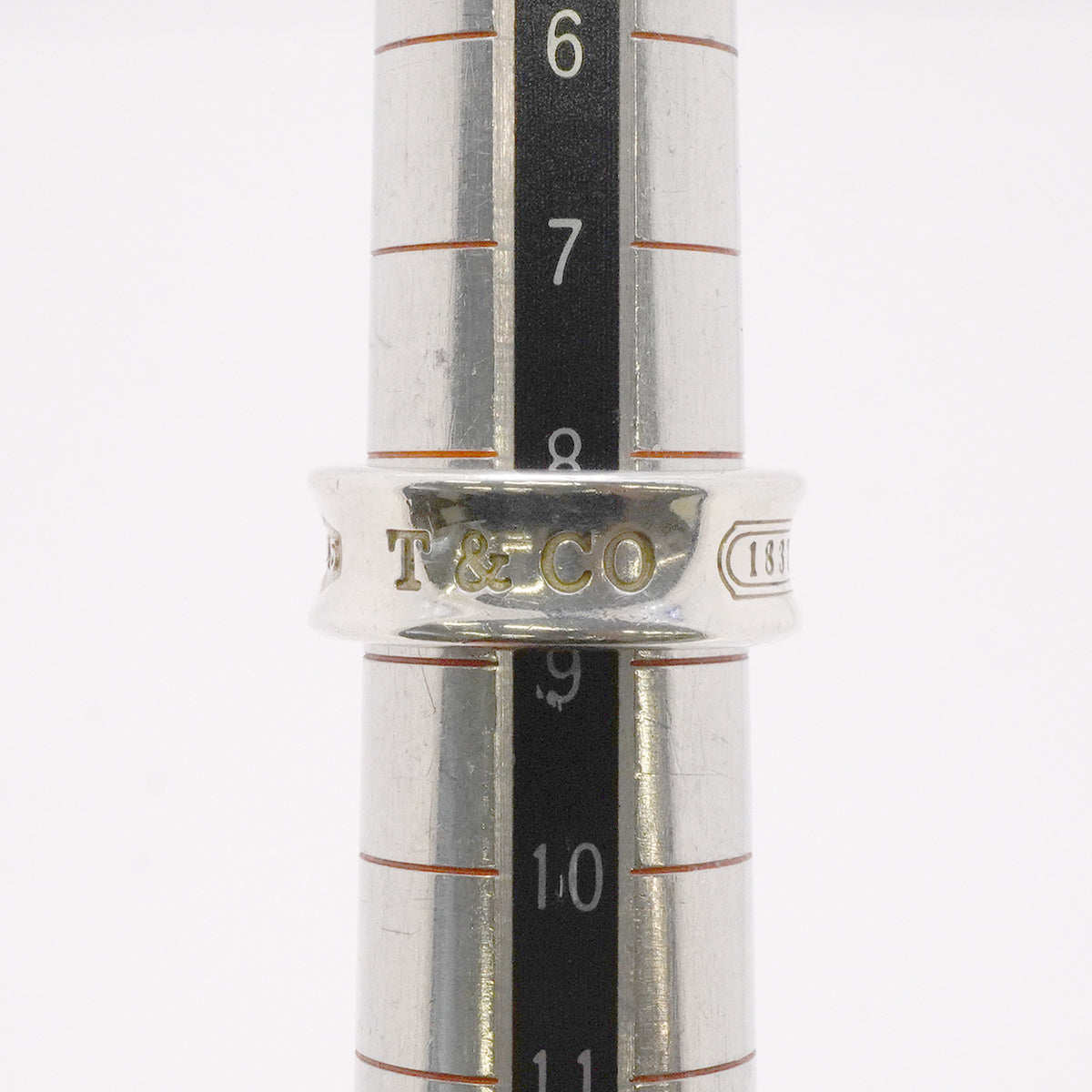 【6jgb0855】ティファニー リング ナロー シルバー925 8.5号【中古】レディース