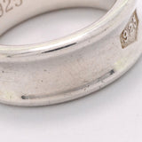 【6jgb0855】ティファニー リング ナロー シルバー925 8.5号【中古】レディース