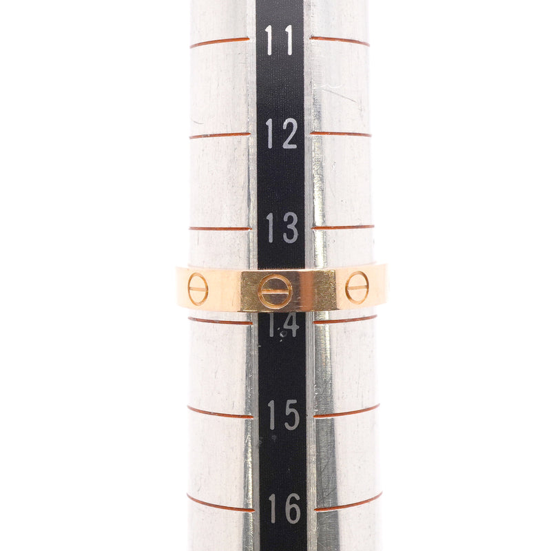 【6jgb0856】カルティエ リング ミニラブ K18PG ピンクゴールド ＃54【中古】レディース