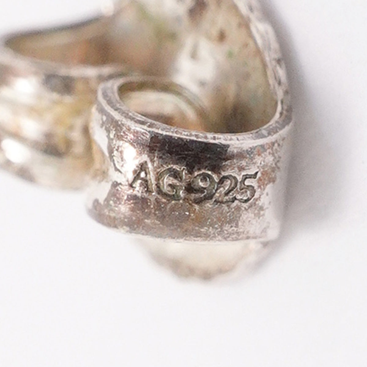 【6jgb0858】ティファニー ピアス ビーン シルバー925【中古】レディース
