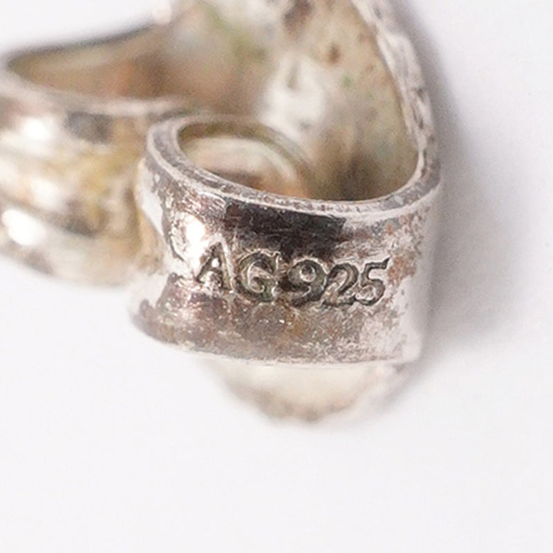 【6jgb0858】ティファニー ピアス ビーン シルバー925【中古】レディース