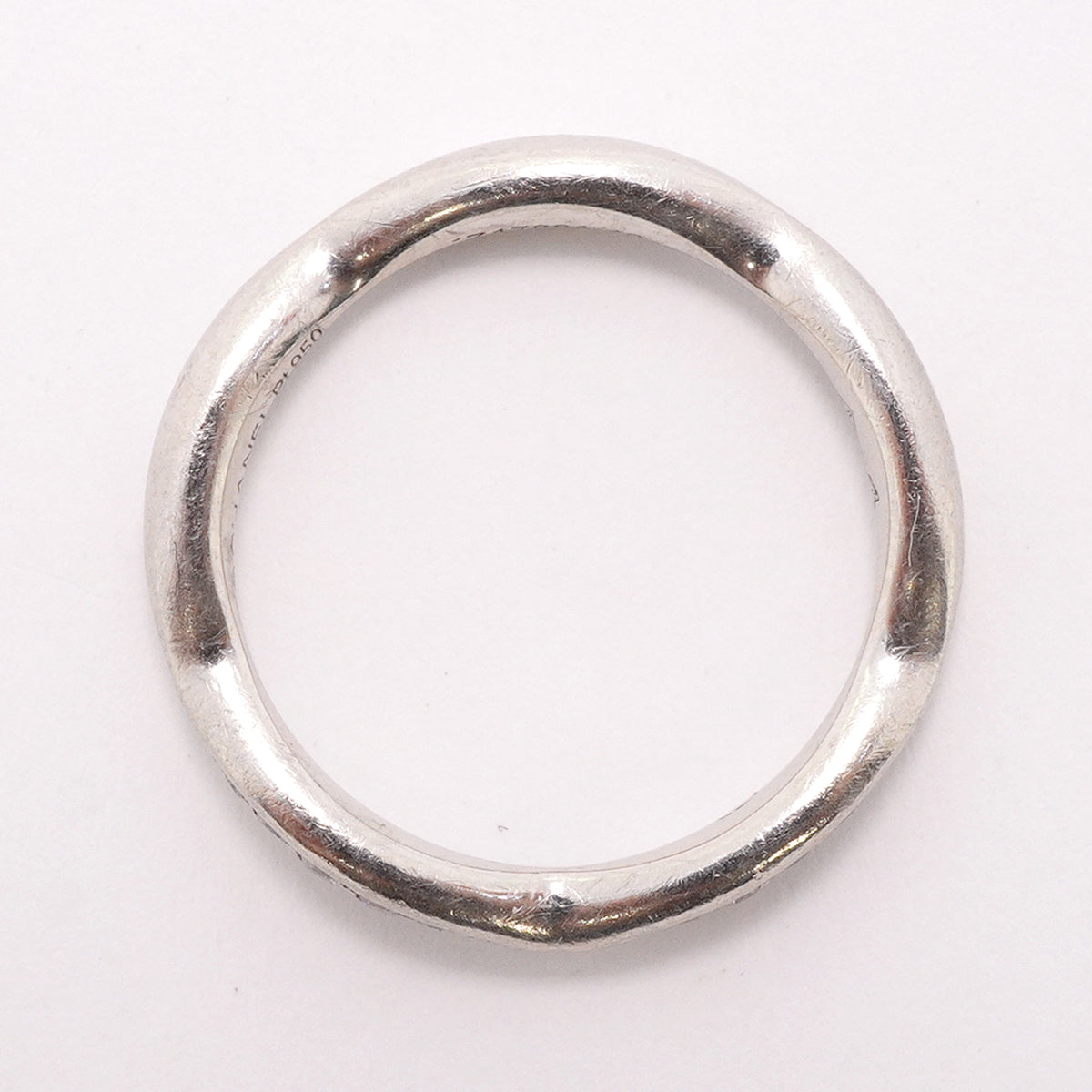 【6jgb0859】シャネル リング カメリア Pt950 プラチナ ダイヤモンド ＃46【中古】レディース