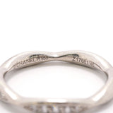 【6jgb0859】シャネル リング カメリア Pt950 プラチナ ダイヤモンド ＃46【中古】レディース
