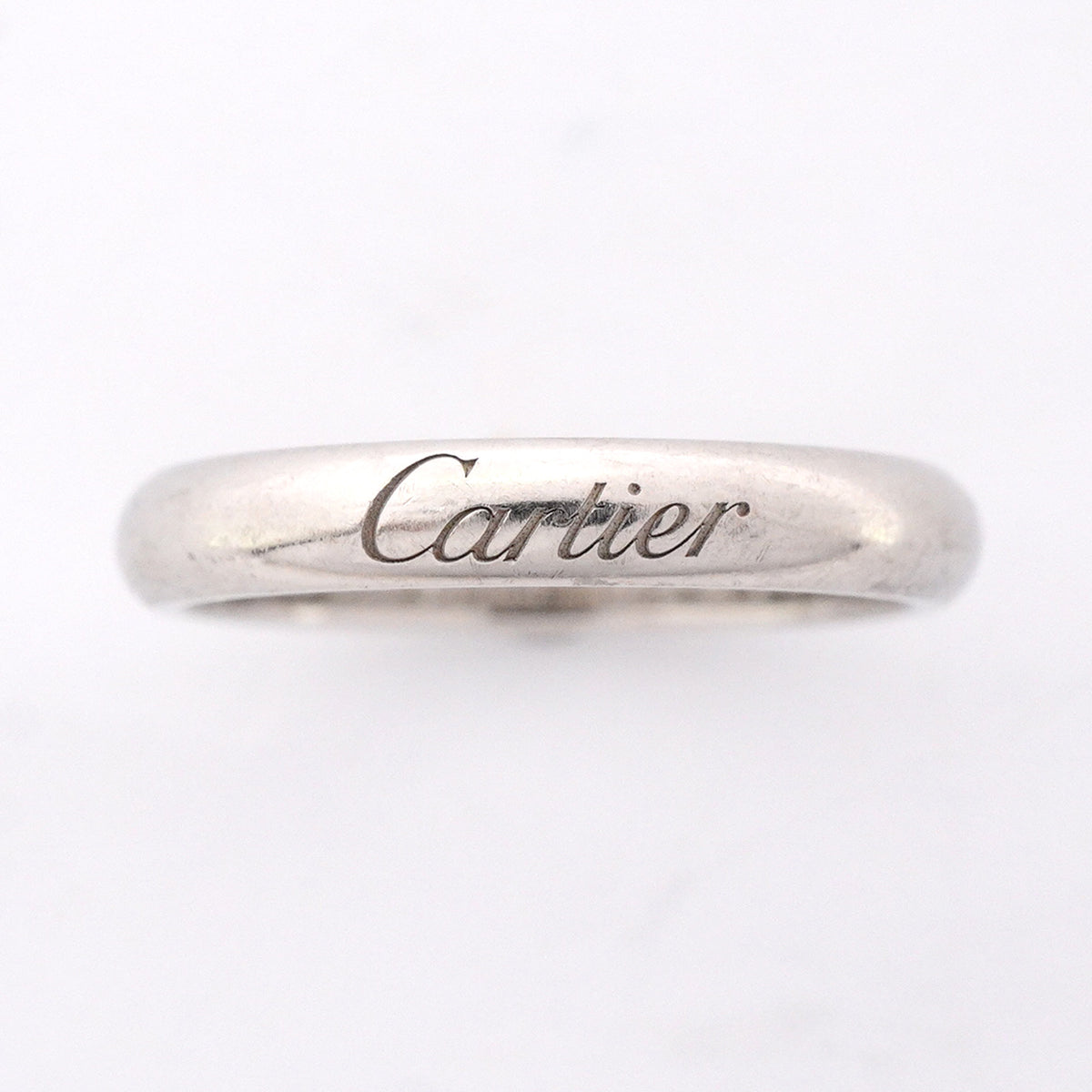 【6jgb0860】カルティエ リング Cドゥ Pt950 プラチナ ＃49【中古】レディース
