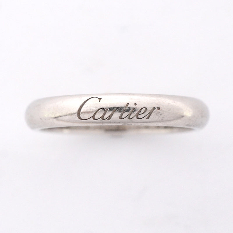 【6jgb0860】カルティエ リング Cドゥ Pt950 プラチナ ＃49【中古】レディース