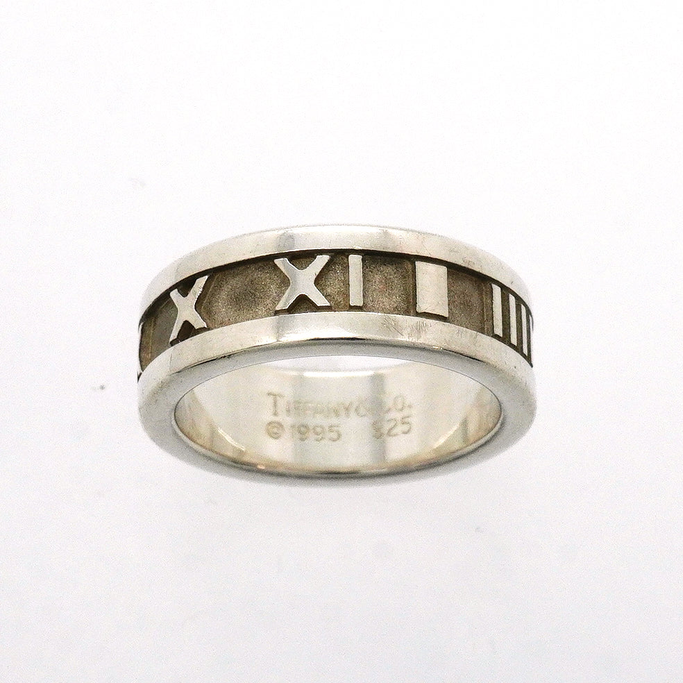 【6jgb0865】ティファニー リング アトラス シルバー925 9号【中古】レディース