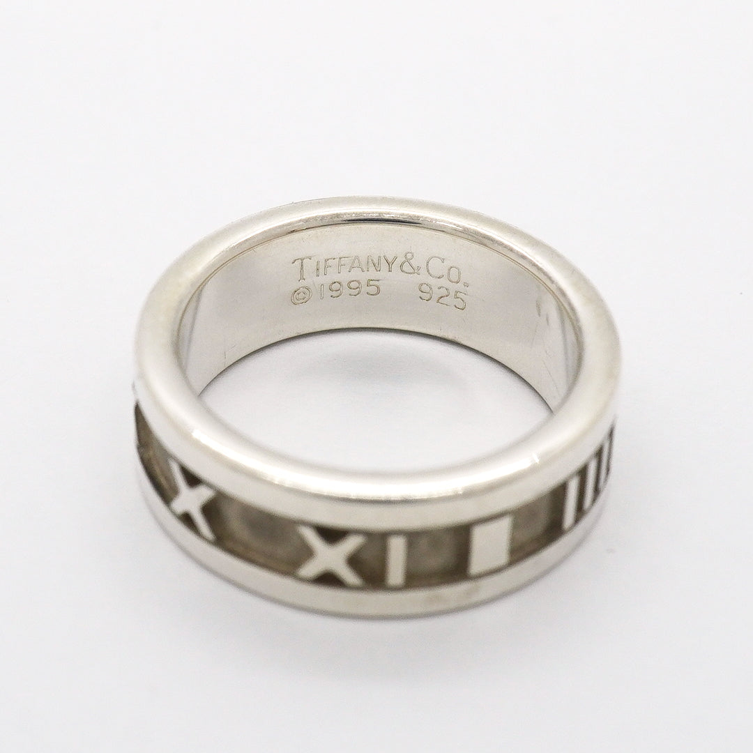 【6jgb0865】ティファニー リング アトラス シルバー925 9号【中古】レディース