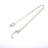 【6jgb0867】ティファニー ネックレス イニシャルT シルバー925【中古】レディース