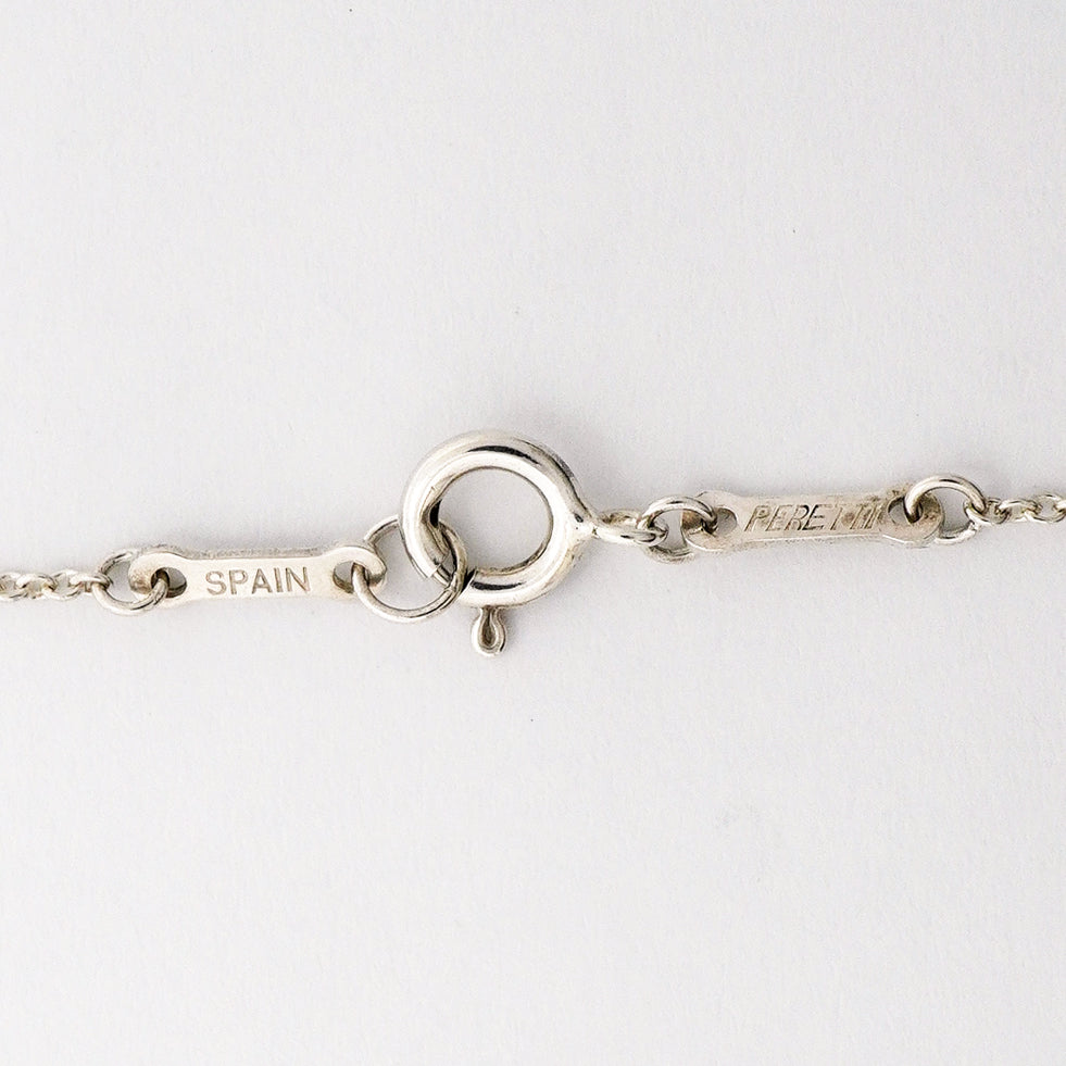 【6jgb0867】ティファニー ネックレス イニシャルT シルバー925【中古】レディース