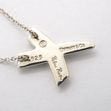 【6jgb0868】ティファニー ネックレス キス シルバー925【中古】レディース