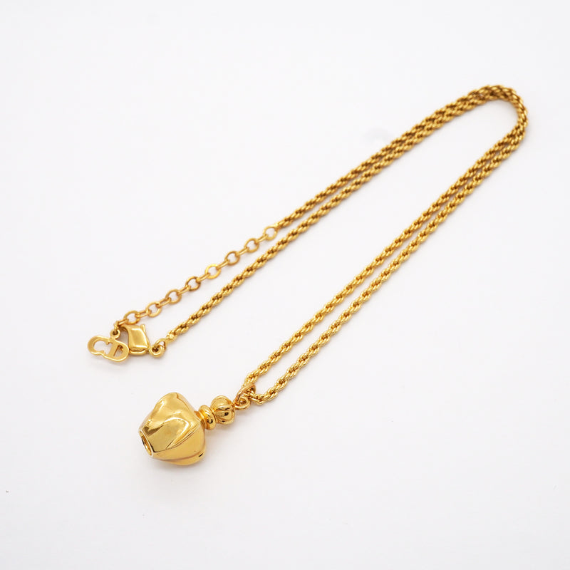 【6jgb0869】クリスチャンディオール ネックレス GPメッキ ゴールド【中古】レディース