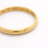 【6jgb0882】カルティエ リング クラシック K18YG イエローゴールド ＃58【中古】メンズ