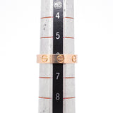 【6jgb0884】カルティエ リング ミニラブ K18PG ピンクゴールド ＃46【中古】レディース