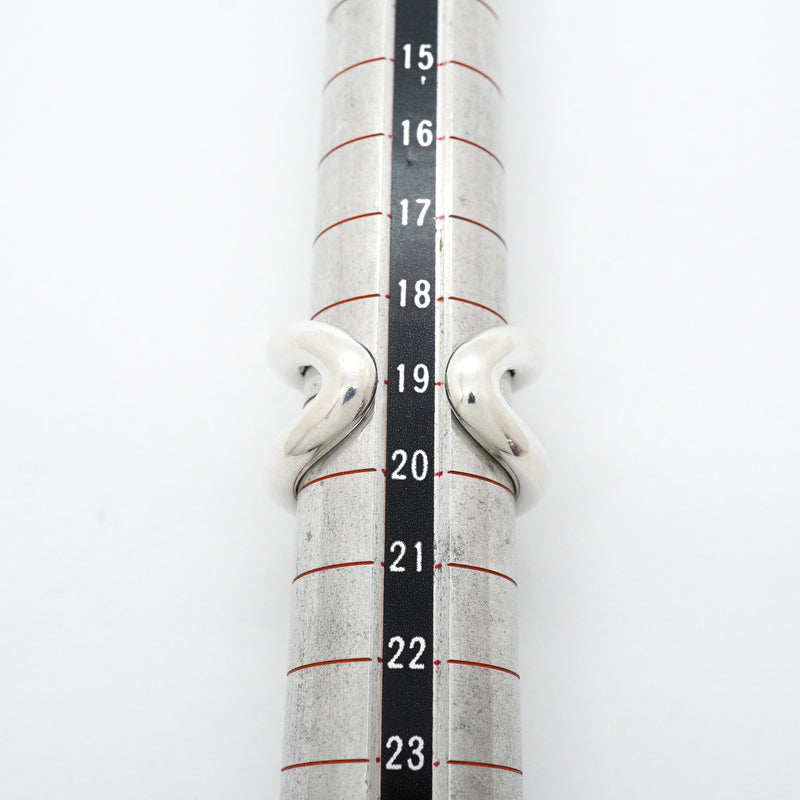 【6jgb0887】エルメス リング オスモズGM シルバー925 ＃59【中古】メンズ