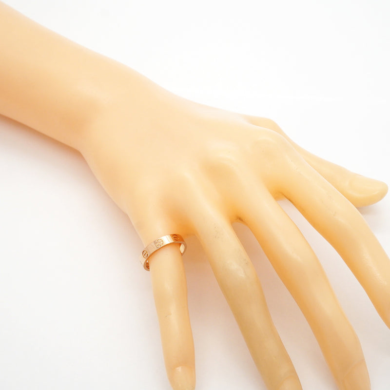 【6jgb0890】カルティエ リング ミニラブ K18PG ピンクゴールド ＃50【中古】レディース