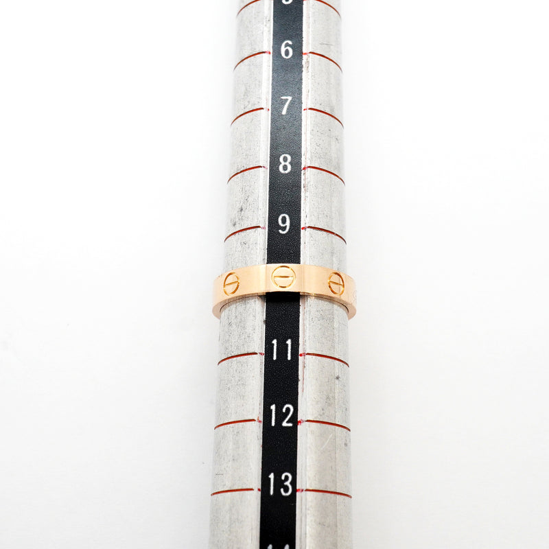 【6jgb0890】カルティエ リング ミニラブ K18PG ピンクゴールド ＃50【中古】レディース