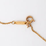 【6jgb0899】ティファニー ネックレス メトロ/ホースシュー K18PG ピンクゴールド ダイヤモンド【中古】レディース