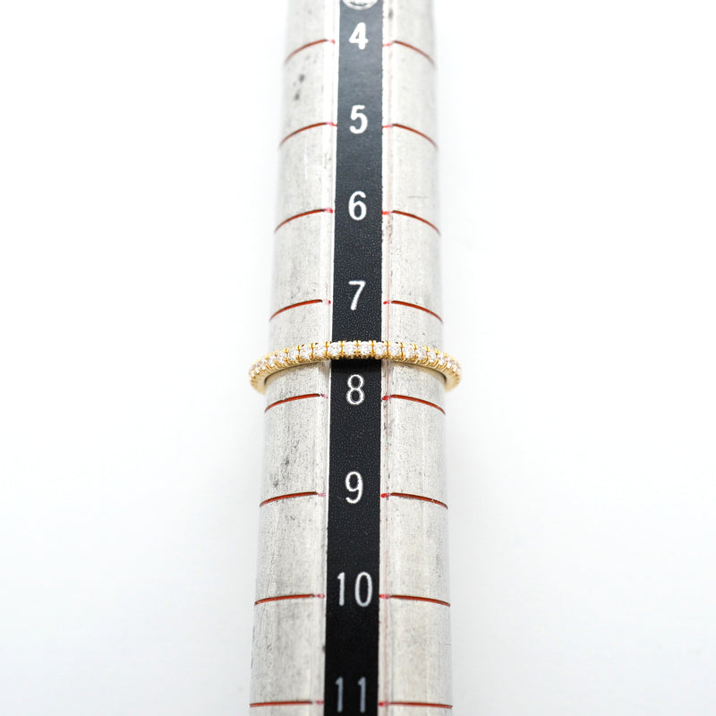 【6jgb0900】カルティエ リング エタンセル ドゥ K18YG イエローゴールド ダイヤモンド ＃48【中古】レディース