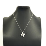 【6jgb0902-k】ティファニー ネックレス ポインセチア シルバー925【中古】レディース