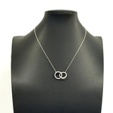 【6jgb0905-k】ティファニー ネックレス 1837/インターロッキング シルバー925【中古】レディース