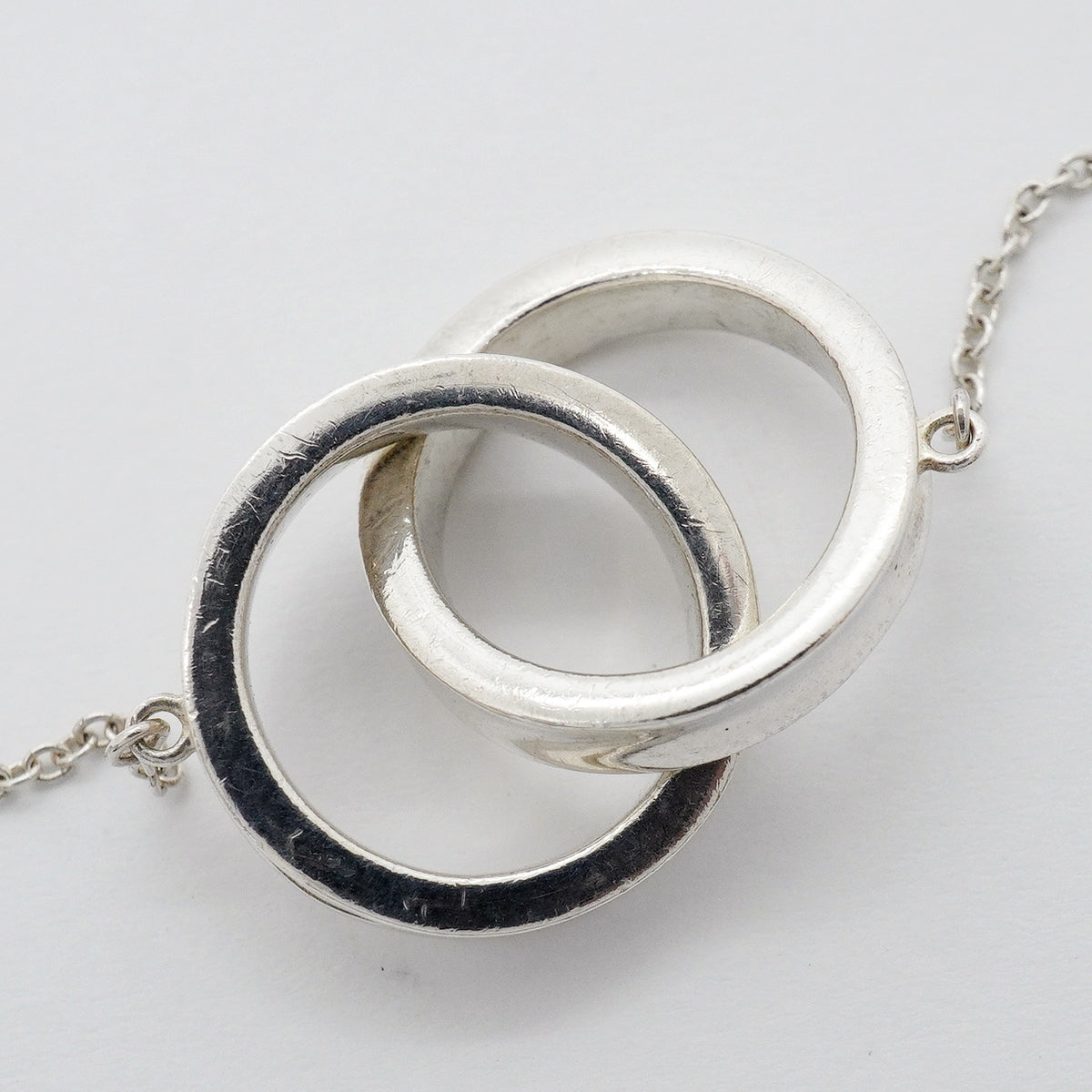 【6jgb0905-k】ティファニー ネックレス 1837/インターロッキング シルバー925【中古】レディース