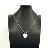 【6jgb0906-k】ティファニー ネックレス リターントゥ/ハートタグ/ボールチェーン シルバー925【中古】レディース