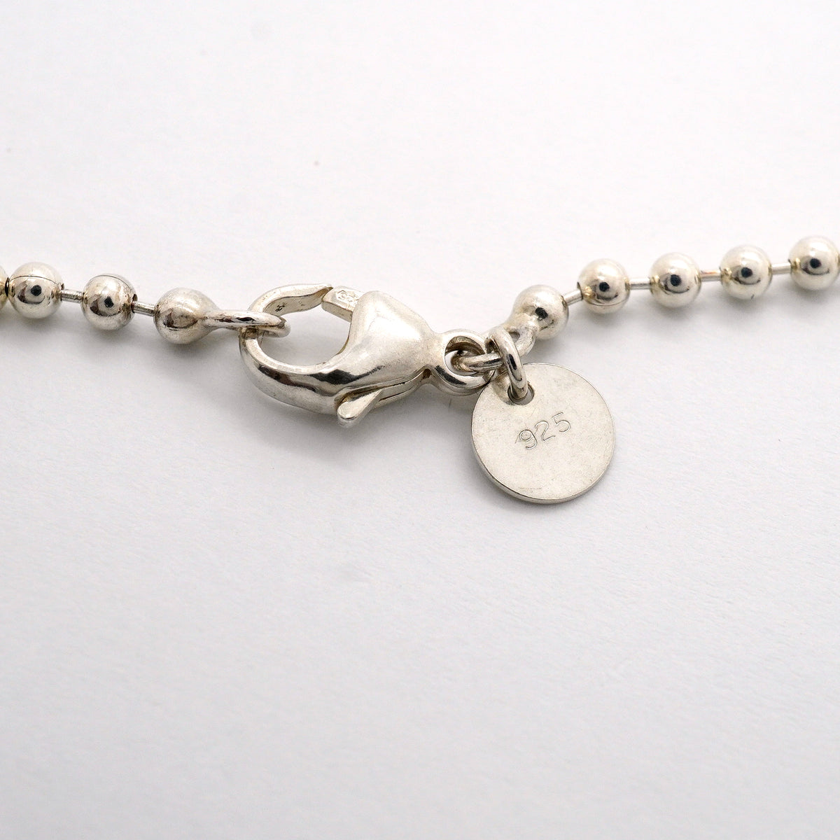 【6jgb0906-k】ティファニー ネックレス リターントゥ/ハートタグ/ボールチェーン シルバー925【中古】レディース