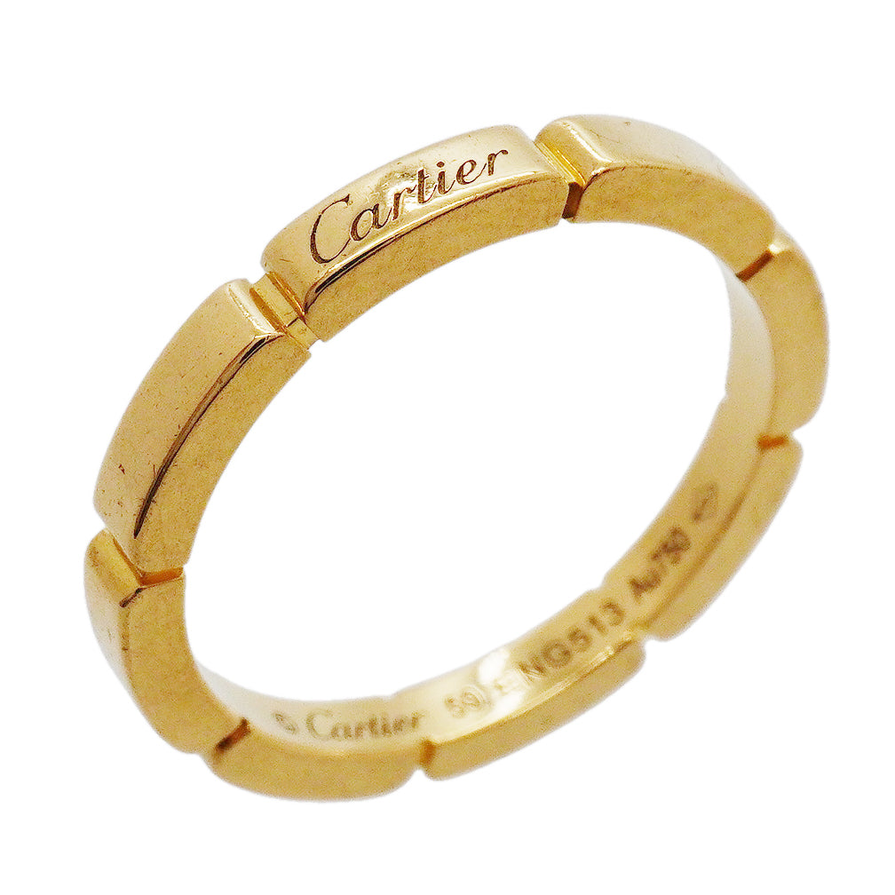 【6jgb0913】カルティエ リング マイヨンパンテール K18YG イエローゴールド ＃59【中古】メンズ