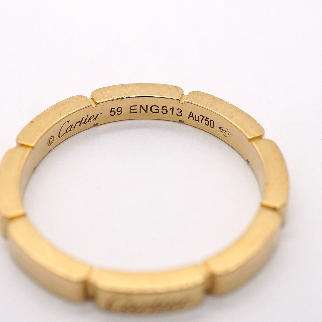 【6jgb0913】カルティエ リング マイヨンパンテール K18YG イエローゴールド ＃59【中古】メンズ
