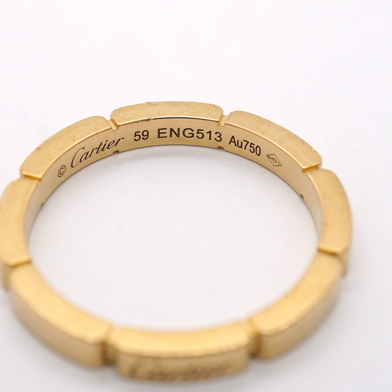 【6jgb0913】カルティエ リング マイヨンパンテール K18YG イエローゴールド ＃59【中古】メンズ