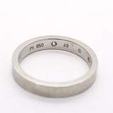【6jgb0915】カルティエ リング Cドゥ 2PD Pt950 プラチナ ダイヤモンド ＃49【中古】レディース