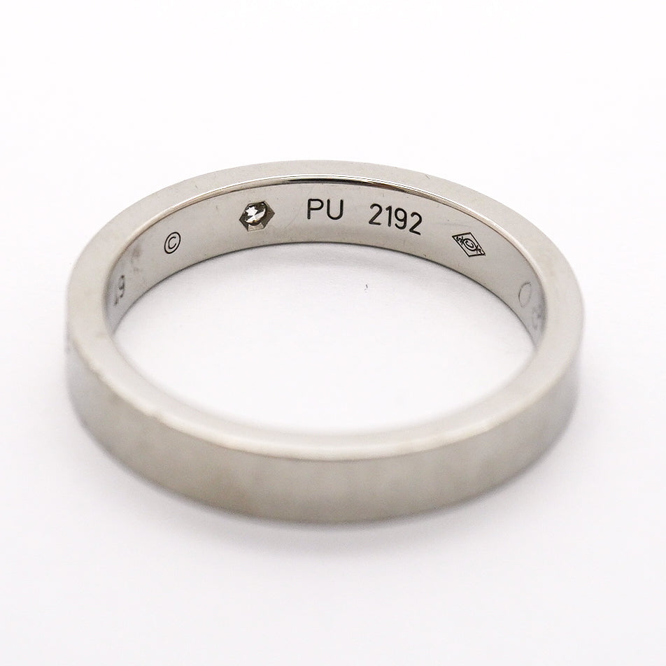 【6jgb0915】カルティエ リング Cドゥ 2PD Pt950 プラチナ ダイヤモンド ＃49【中古】レディース