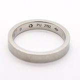 【6jgb0915】カルティエ リング Cドゥ 2PD Pt950 プラチナ ダイヤモンド ＃49【中古】レディース