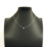 【6jgb0916】カルティエ ネックレス ダムール SM/1PD K18WG ホワイトゴールド ダイヤモンド【中古】レディース