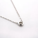 【6jgb0916】カルティエ ネックレス ダムール SM/1PD K18WG ホワイトゴールド ダイヤモンド【中古】レディース